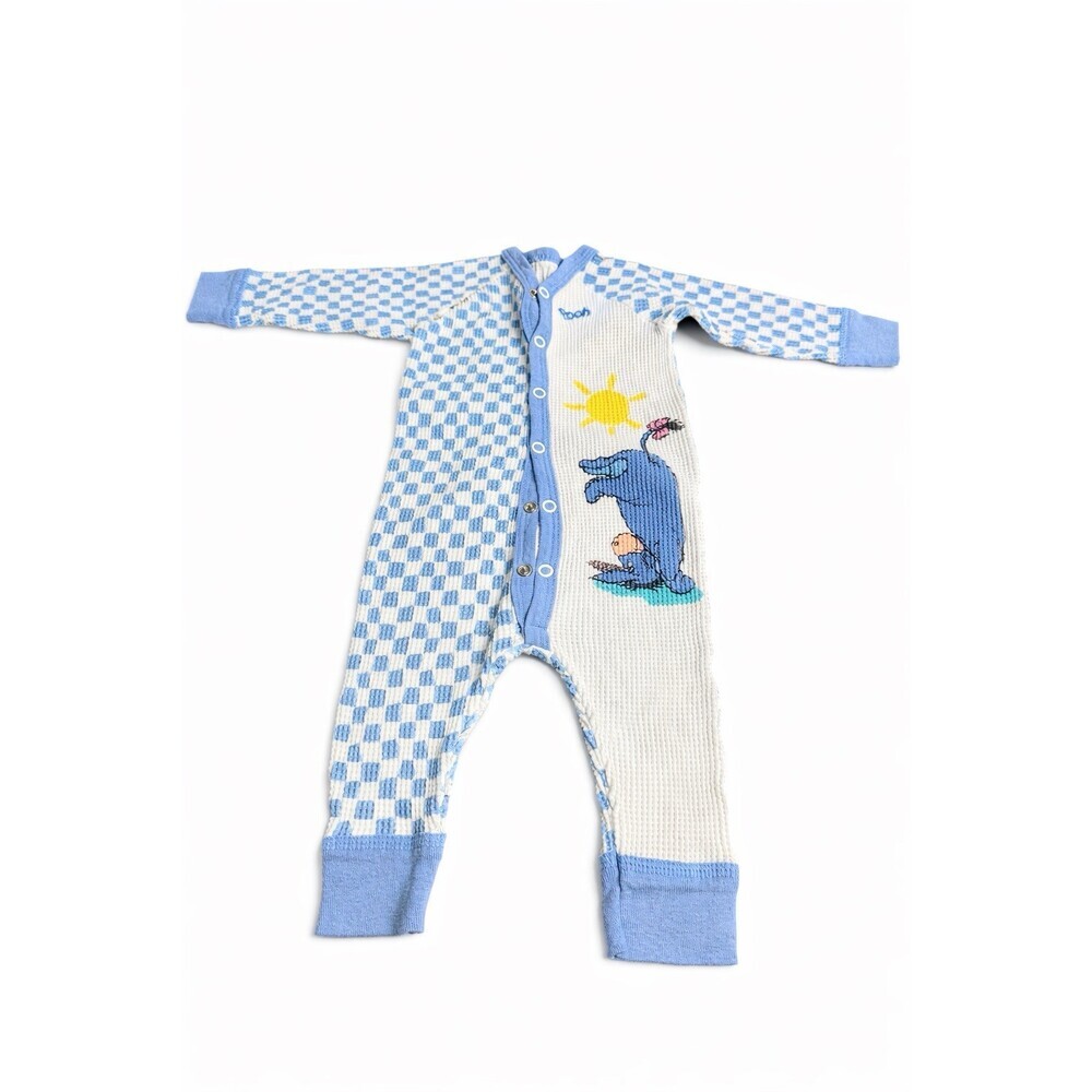 Vintage 90s Disney Winnie the Pooh Eeyore Thermal Romper